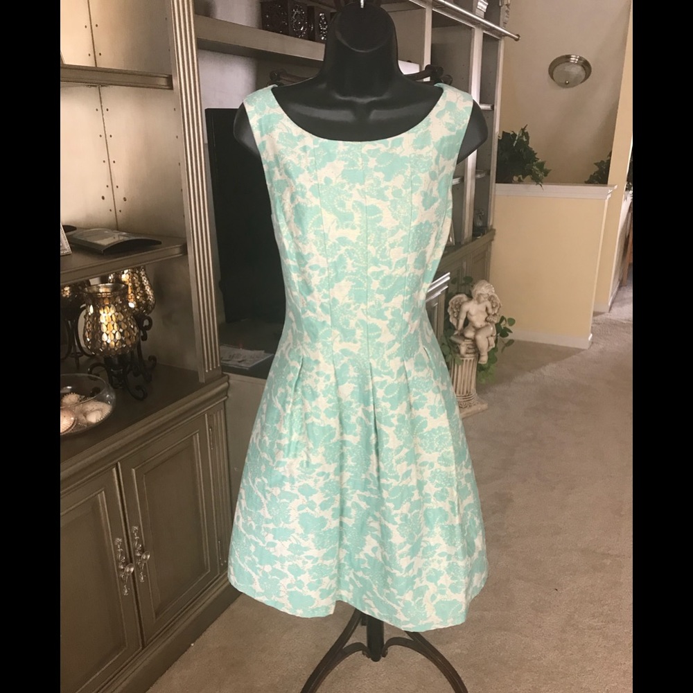 Teal dress by J Howard 10